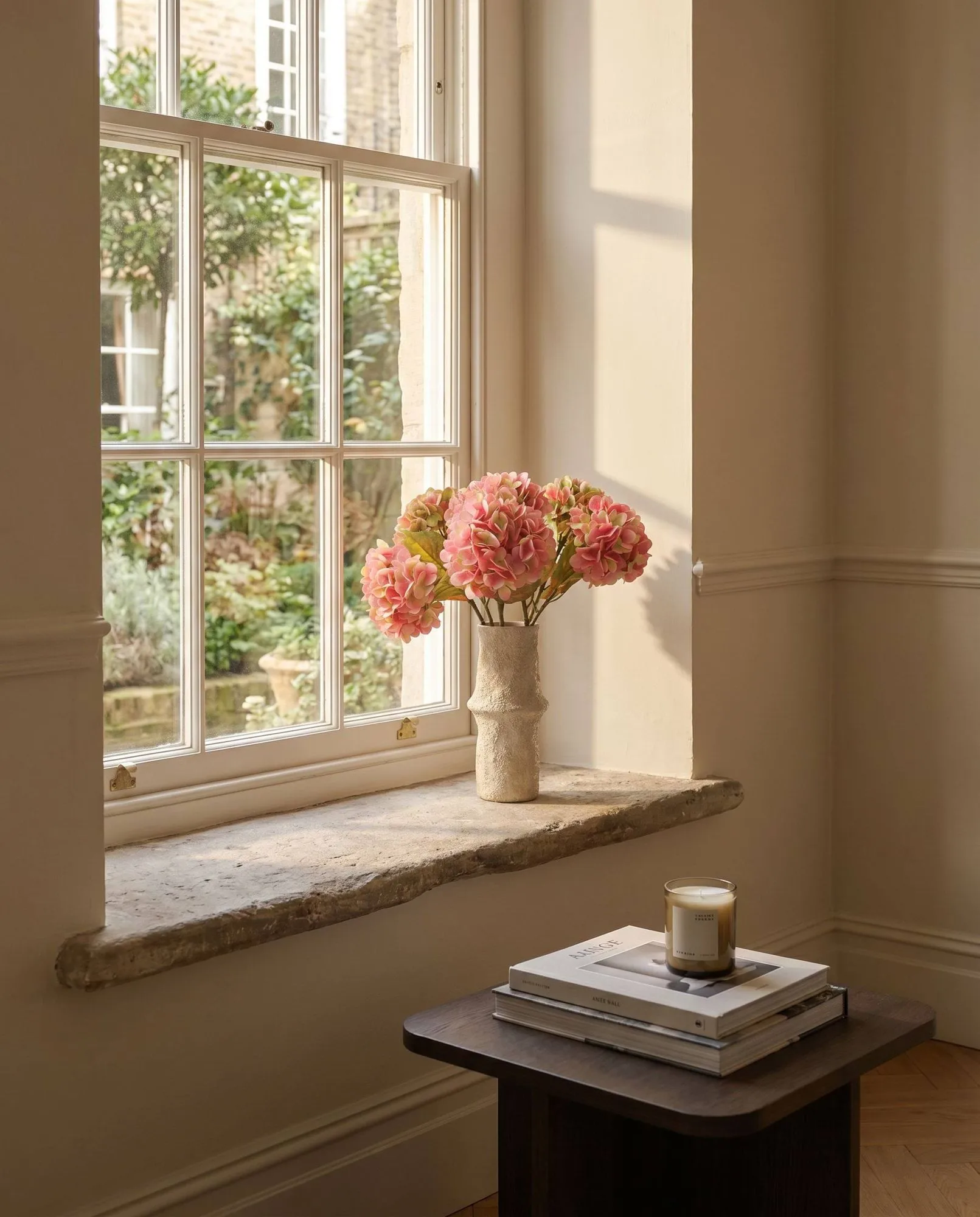 Hortensia τεχνητό μπουκέτο, Soft pink, 60 εκ., 5 τεμ. Botané