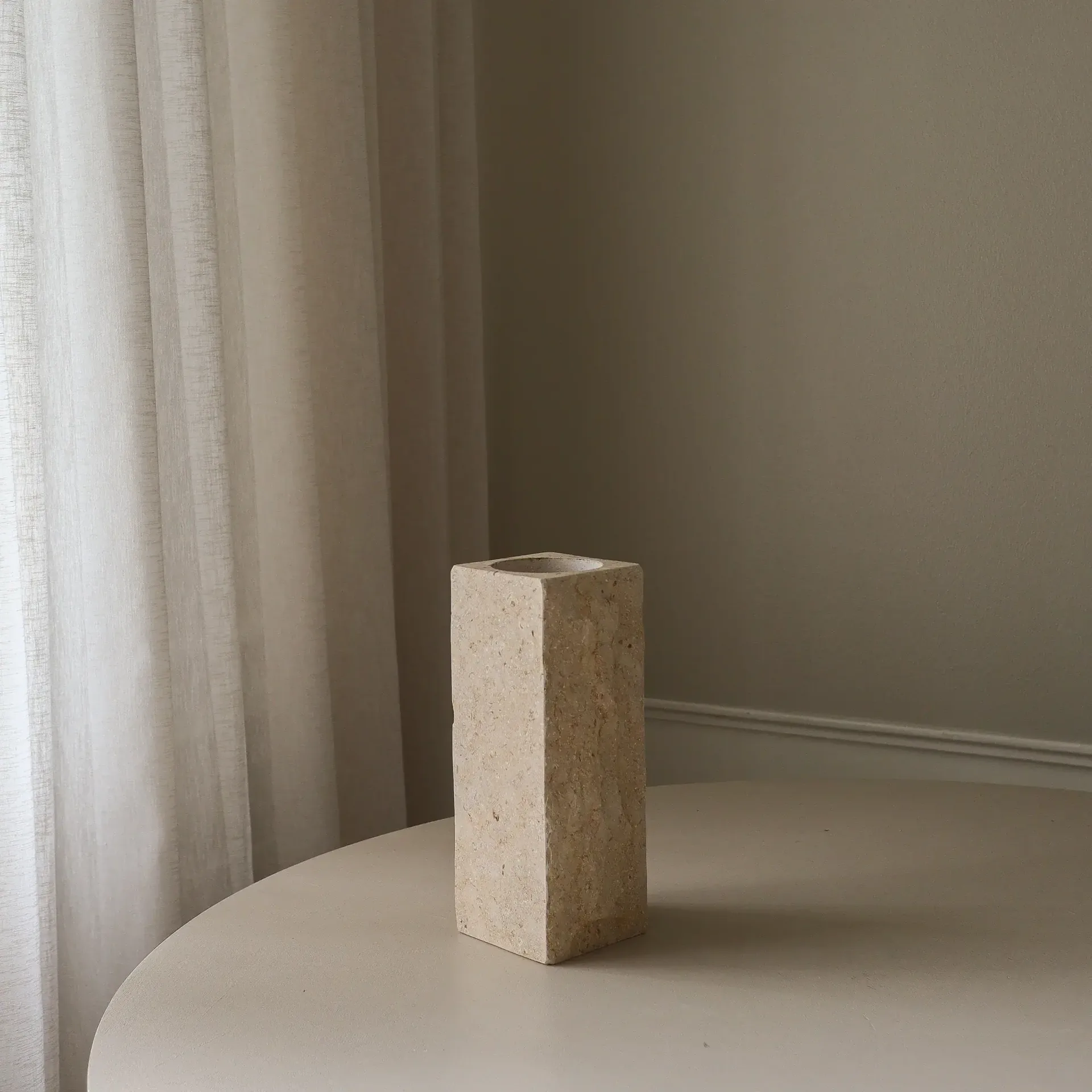 Limestone Edge βάζο από μάρμαρο, Medium, 30 εκ. Botané