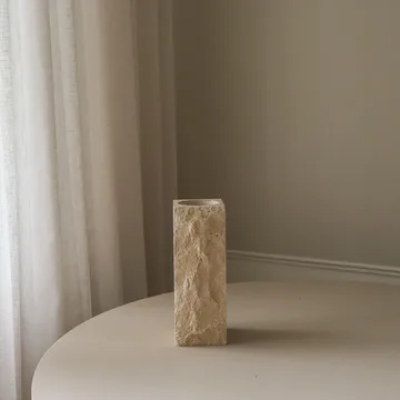 Limestone Edge βάζο από μάρμαρο - Medium, 30 εκ. - Botané