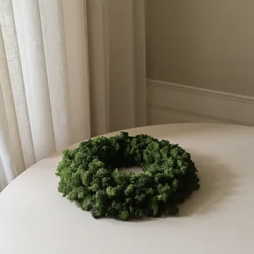 Moss Wreath στεφάνι με βρύα - Πράσινο, Ø40 εκ. - Botané
