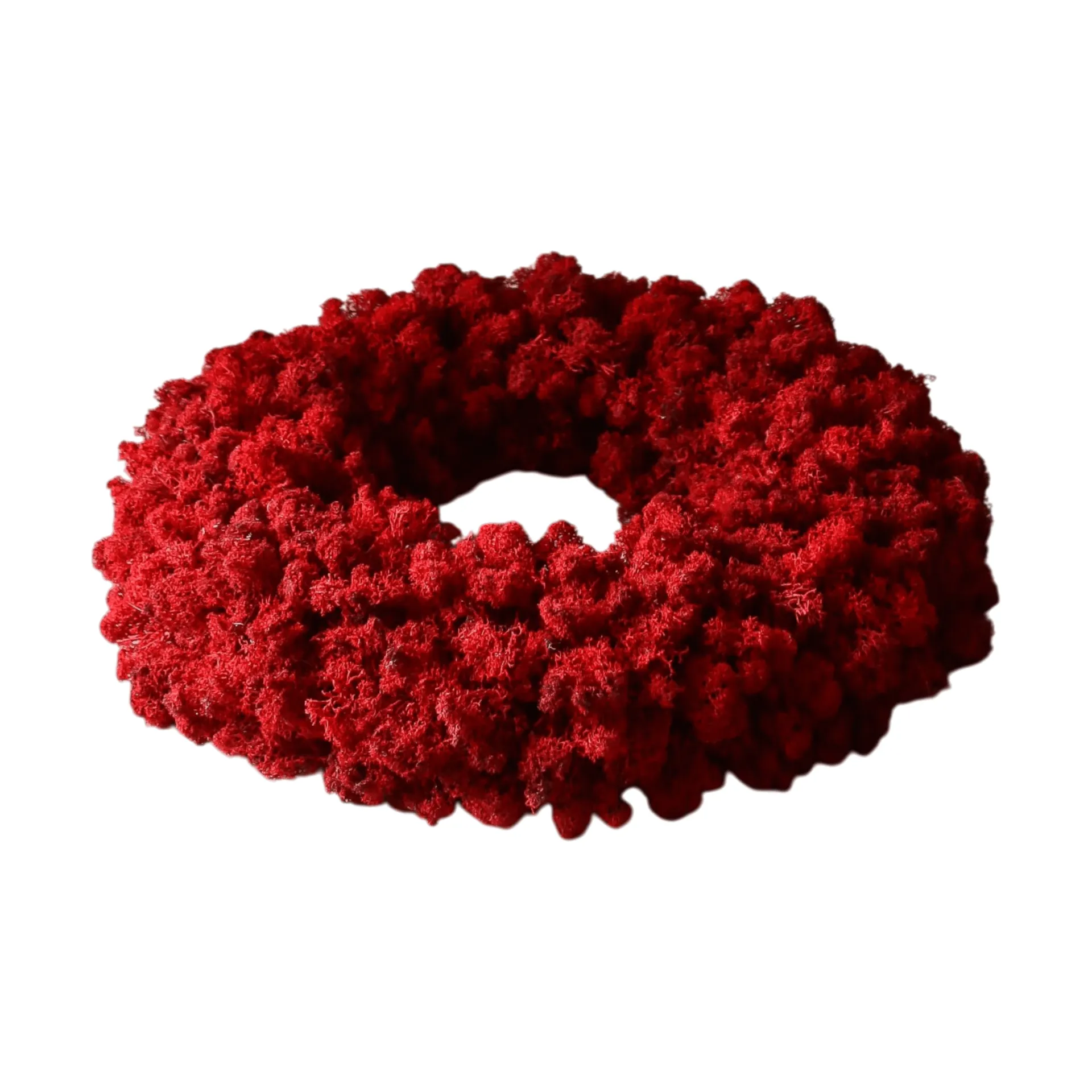 Moss Wreath στεφάνι με βρύα, Red, Ø40 εκ. Botané