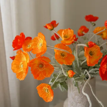 Poppy Sunset τεχνητή ανθοδέσμη - Vallmo, 56 εκ., 11 τμχ. - Botané