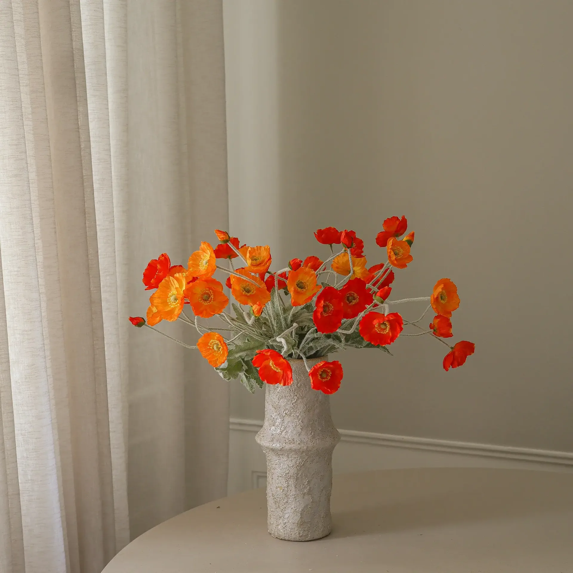 Poppy Sunset τεχνητή ανθοδέσμη, Vallmo, 56 εκ., 11 τμχ. Botané