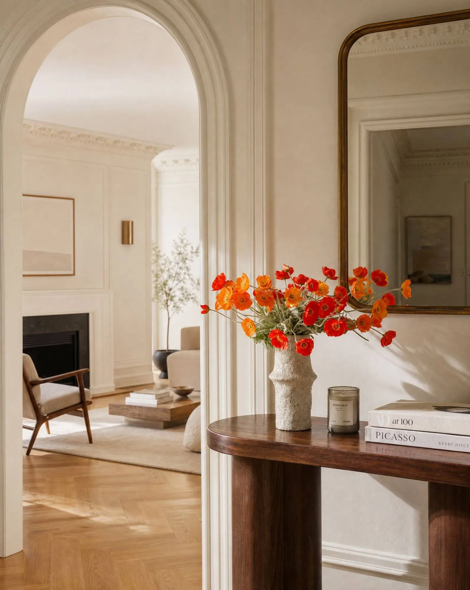 Poppy Sunset τεχνητή ανθοδέσμη, Vallmo, 56 εκ., 11 τμχ. Botané