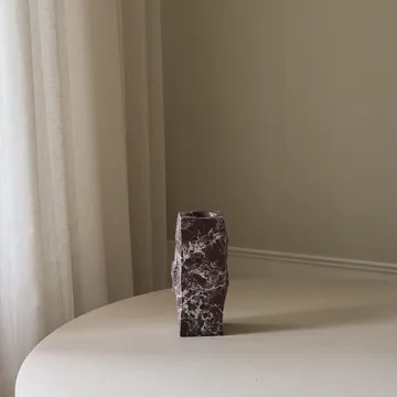 Rosso Levanto Edge μαρμάρινο βάζο - Small, 25 εκ. - Botané