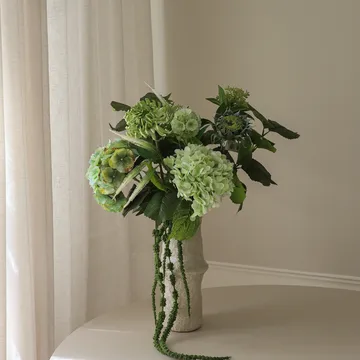 Sage Garden τεχνητή ανθοδέσμη - Ορτανσία-ημι-κάκτος ντάλια 112 εκ., 10 τμχ. - Botané