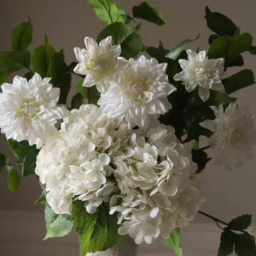 Soft Serve τεχνητό μπουκέτο - Hortensia-dahlia, 8 τεμάχια - Botané
