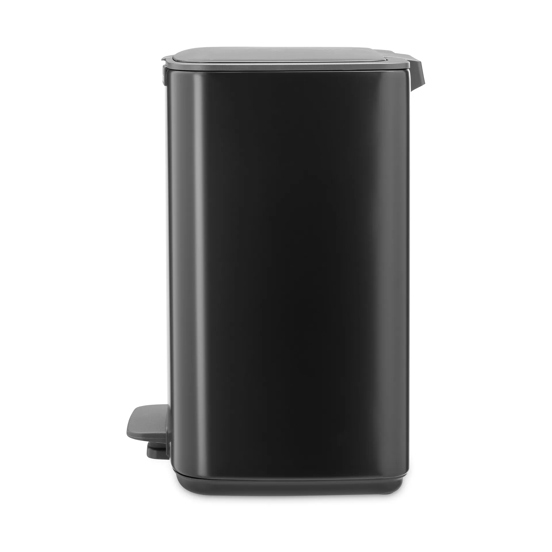 Bo πεντάλ κάδος 12 L, Matt Black Brabantia