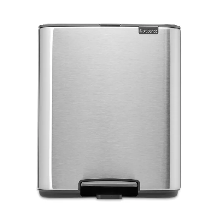 Bo πεντάλ κάδος 12 L - Matt Steel Fingerprint Proof - Brabantia