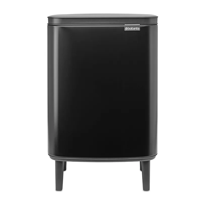 Κάδος απορριμμάτων Bo ψηλό 12 L, Matte black Brabantia