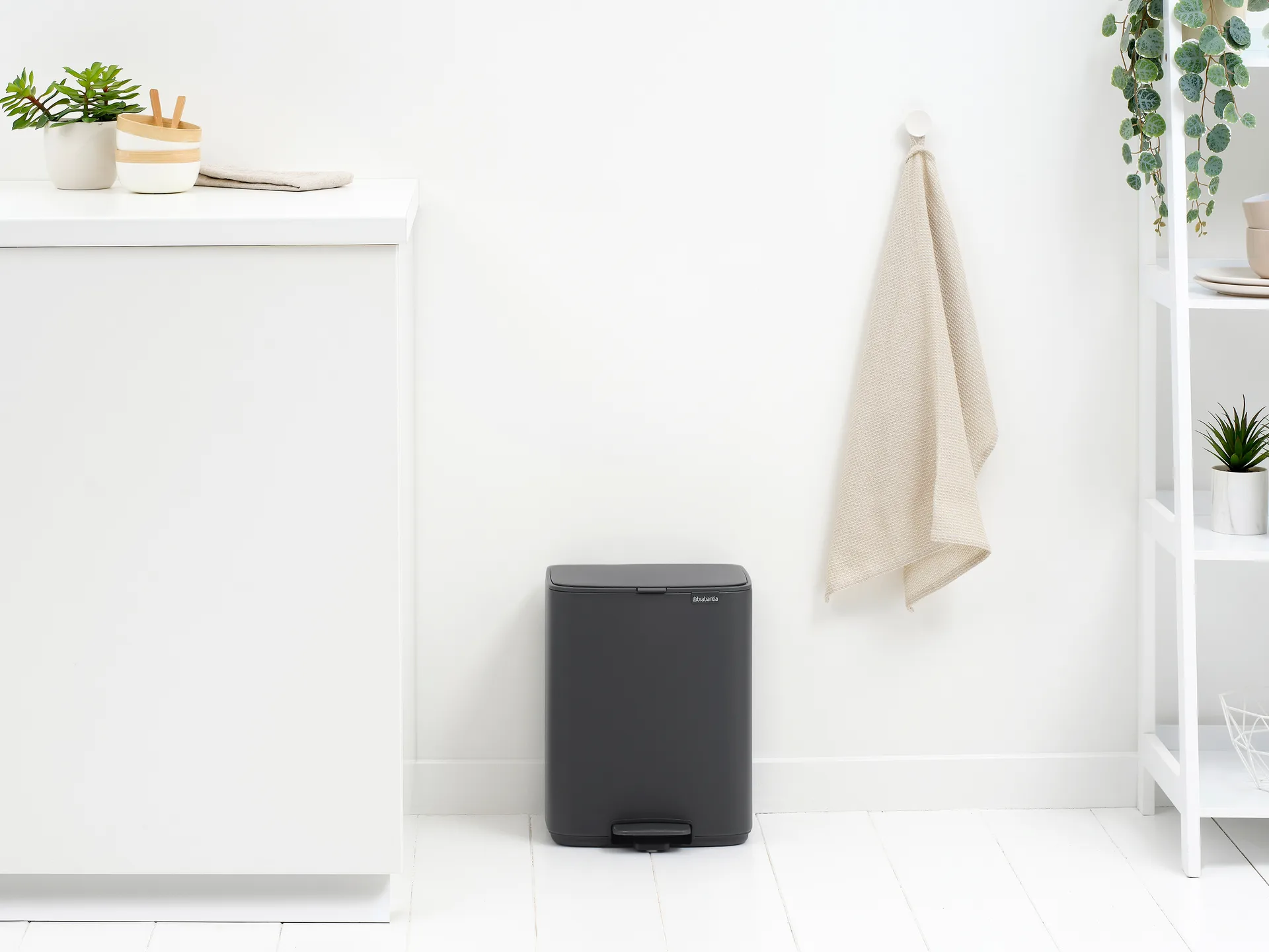 Bo πεντάλ κάδος 12 L, Mineral Infinite Grey Brabantia