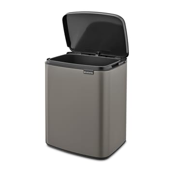 Κάδος απορριμμάτων Bo 12 L - Platinum - Brabantia