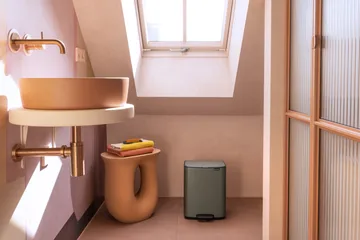 Bo πεντάλ κάδος 12 L - Platinum - Brabantia