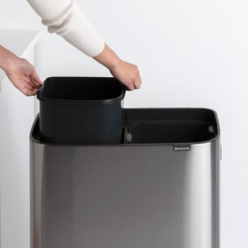 Bo κάδος ψηλός 2x30 L - ματ-βουρτσισμένο ατσάλι - Brabantia