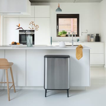 Bo κάδος ψηλός 2x30 L - ματ-βουρτσισμένο ατσάλι - Brabantia