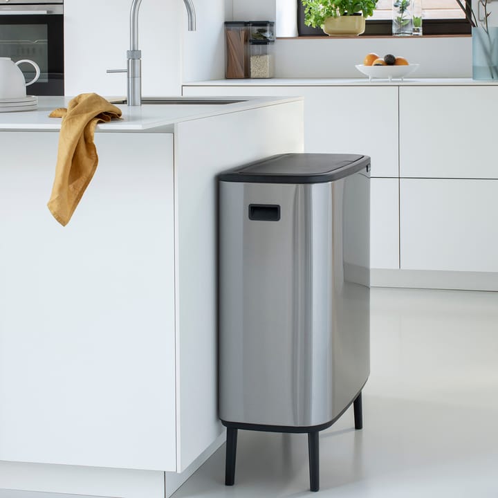 Bo κάδος ψηλός 2x30 L, ματ-βουρτσισμένο ατσάλι Brabantia
