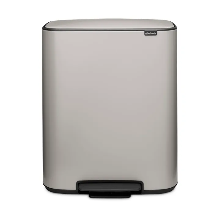 Bo κάδος με πεντάλ 2x30 L - Soft grey - Brabantia