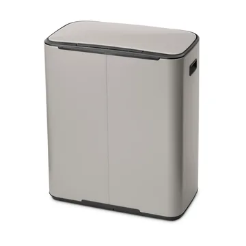 Bo κάδος με πεντάλ 2x30 L - Soft grey - Brabantia