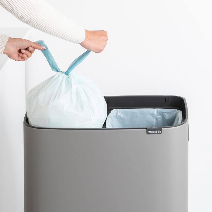 Bo κάδος ψηλός 2x30 L, Ορυκτό γκρι του σκυροδέματος Brabantia