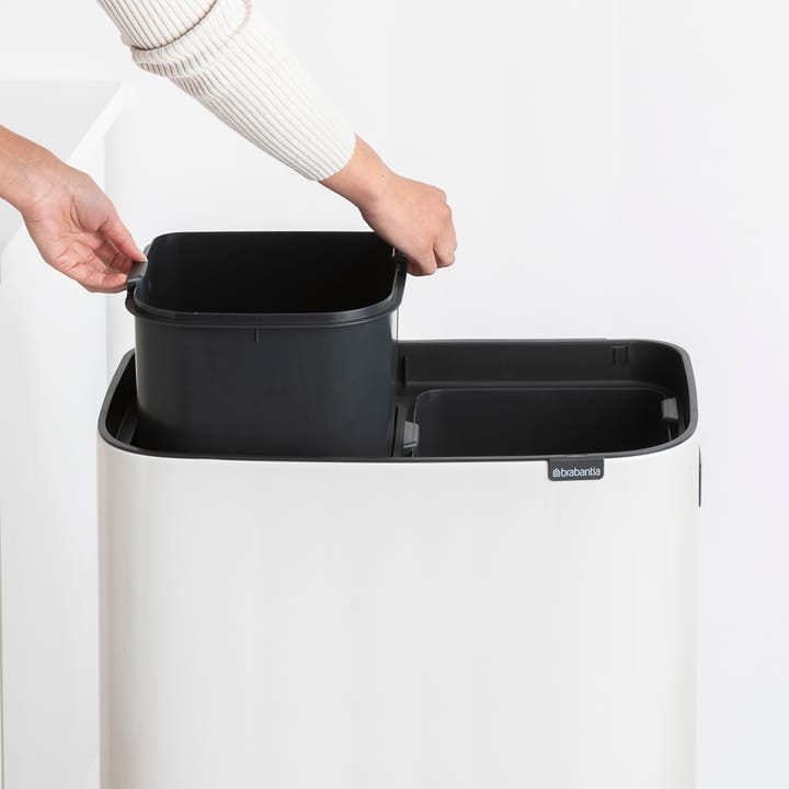 Bo κάδος ψηλός 2x30 L - Λευκό - Brabantia