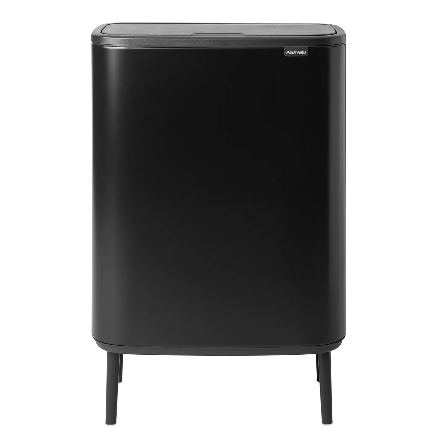 Bo κάδος ψηλός 2x30 L, ματ μαύρο Brabantia