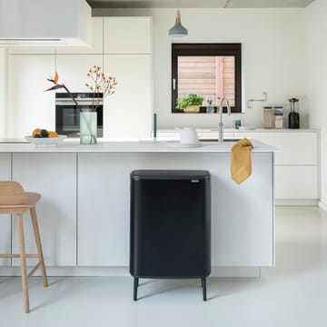Bo κάδος ψηλός 2x30 L - ματ μαύρο - Brabantia