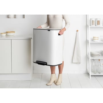 Bo κάδος με πεντάλ 2x30 L - Λευκό - Brabantia