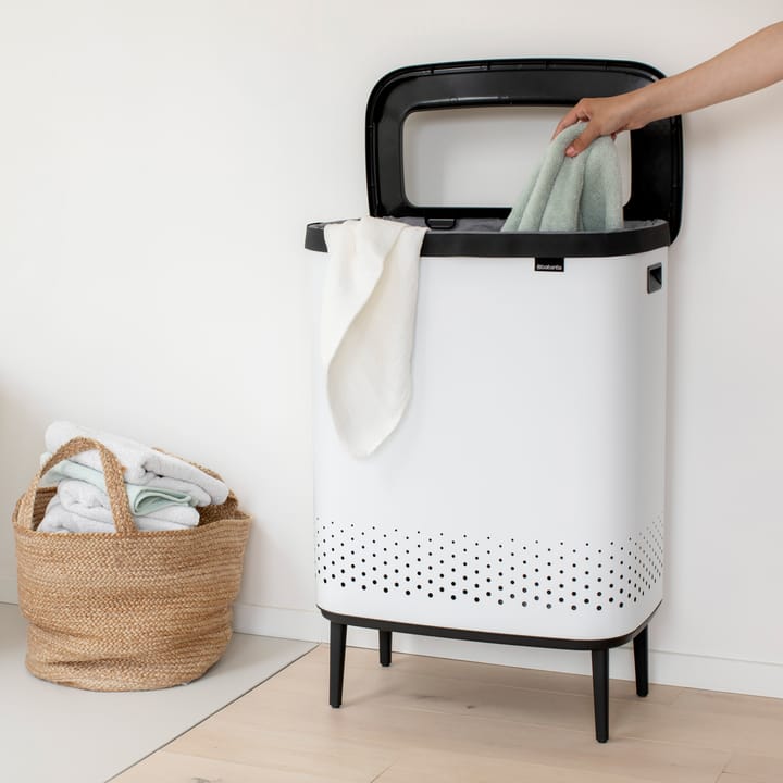 Bo καλάθι για άπλυτα ψηλό 2x45 L, λευκό Brabantia