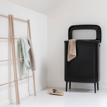 Bo καλάθι για άπλυτα ψηλό 2x45 L - ματ μαύρο - Brabantia