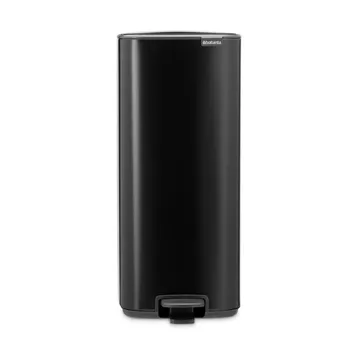 Bo πεντάλ κάδος 30 L - Matt Black - Brabantia