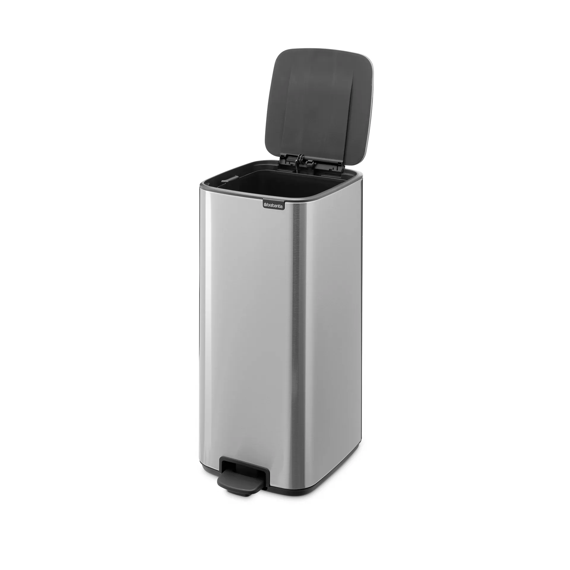 Bo πεντάλ κάδος 30 L, Matt Steel Fingerprint Proof Brabantia