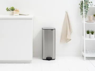 Bo πεντάλ κάδος 30 L - Matt Steel Fingerprint Proof - Brabantia