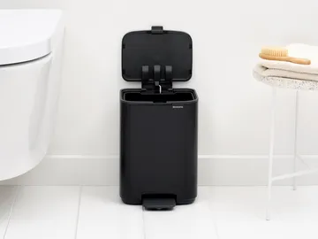 Bo πεντάλ κάδος 4 L - Matt Black - Brabantia