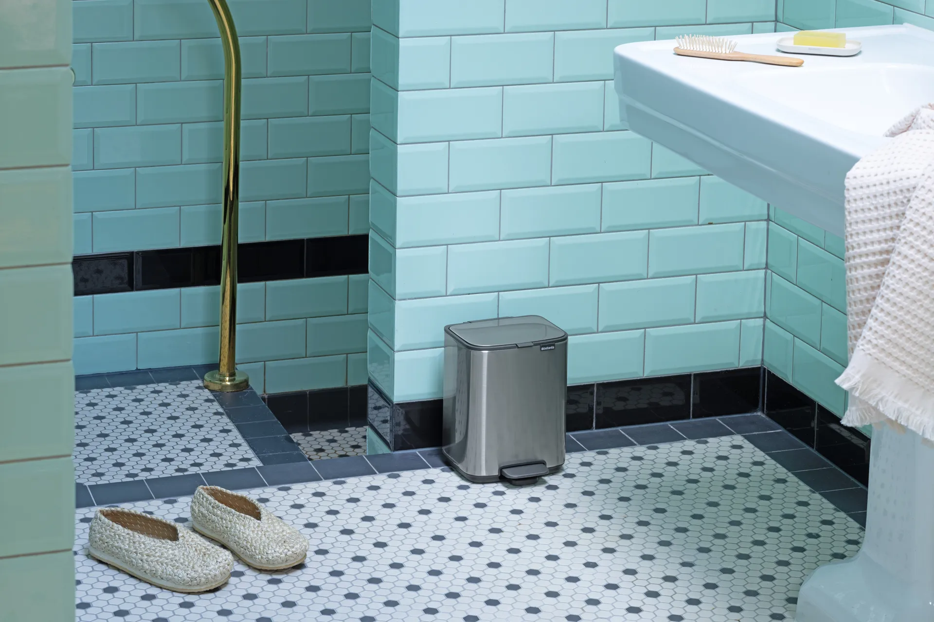 Bo πεντάλ κάδος 4 L, Matt Steel Fingerprint Proof Brabantia