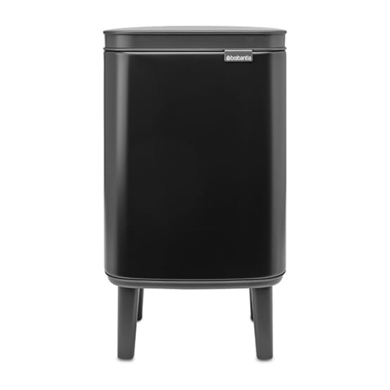 Κάδος απορριμμάτων Bo ψηλό 4 L - Matte black - Brabantia