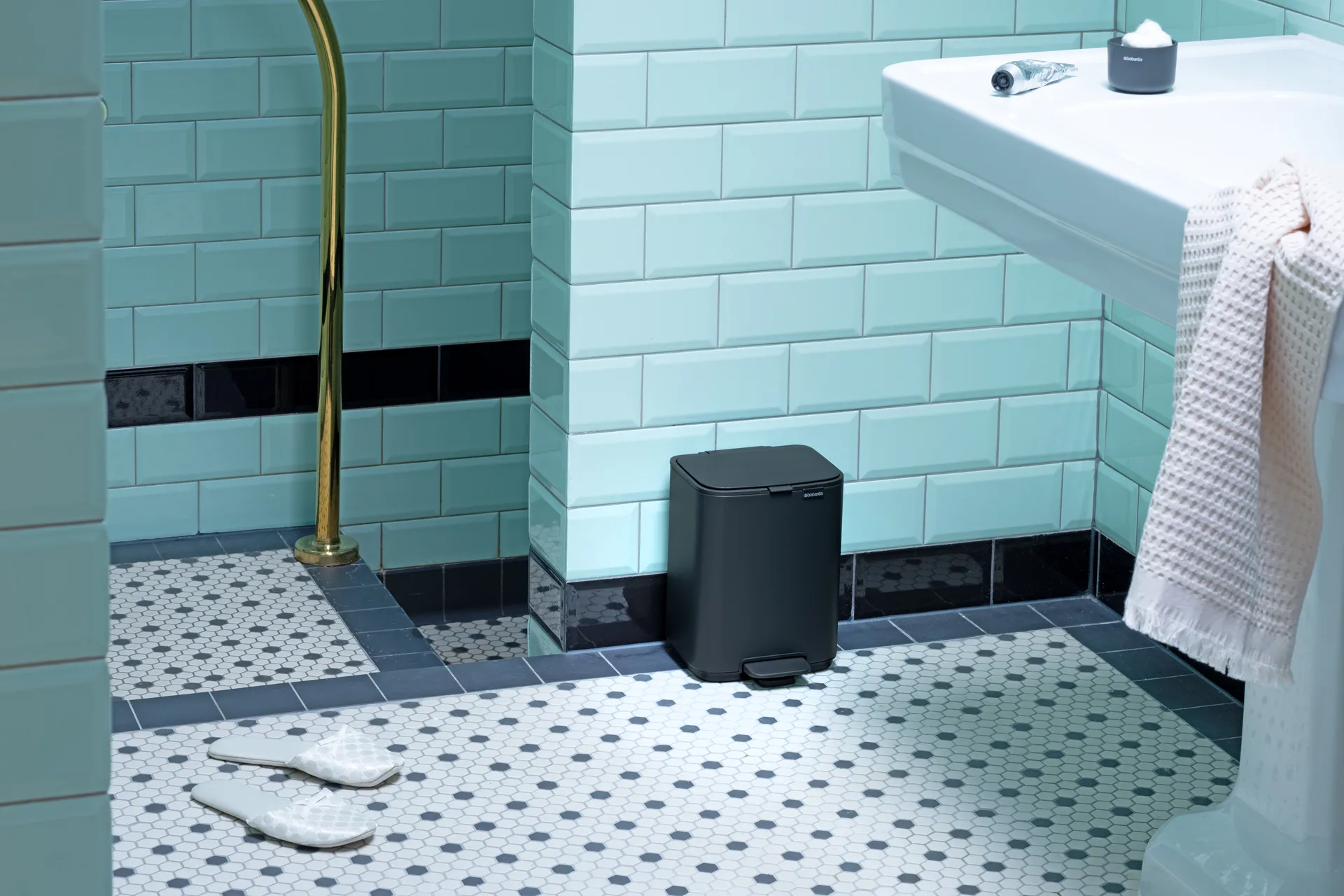 Bo πεντάλ κάδος 4 L, Mineral Infinite Grey Brabantia