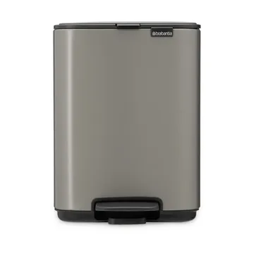 Bo πεντάλ κάδος 4 L - Platinum - Brabantia