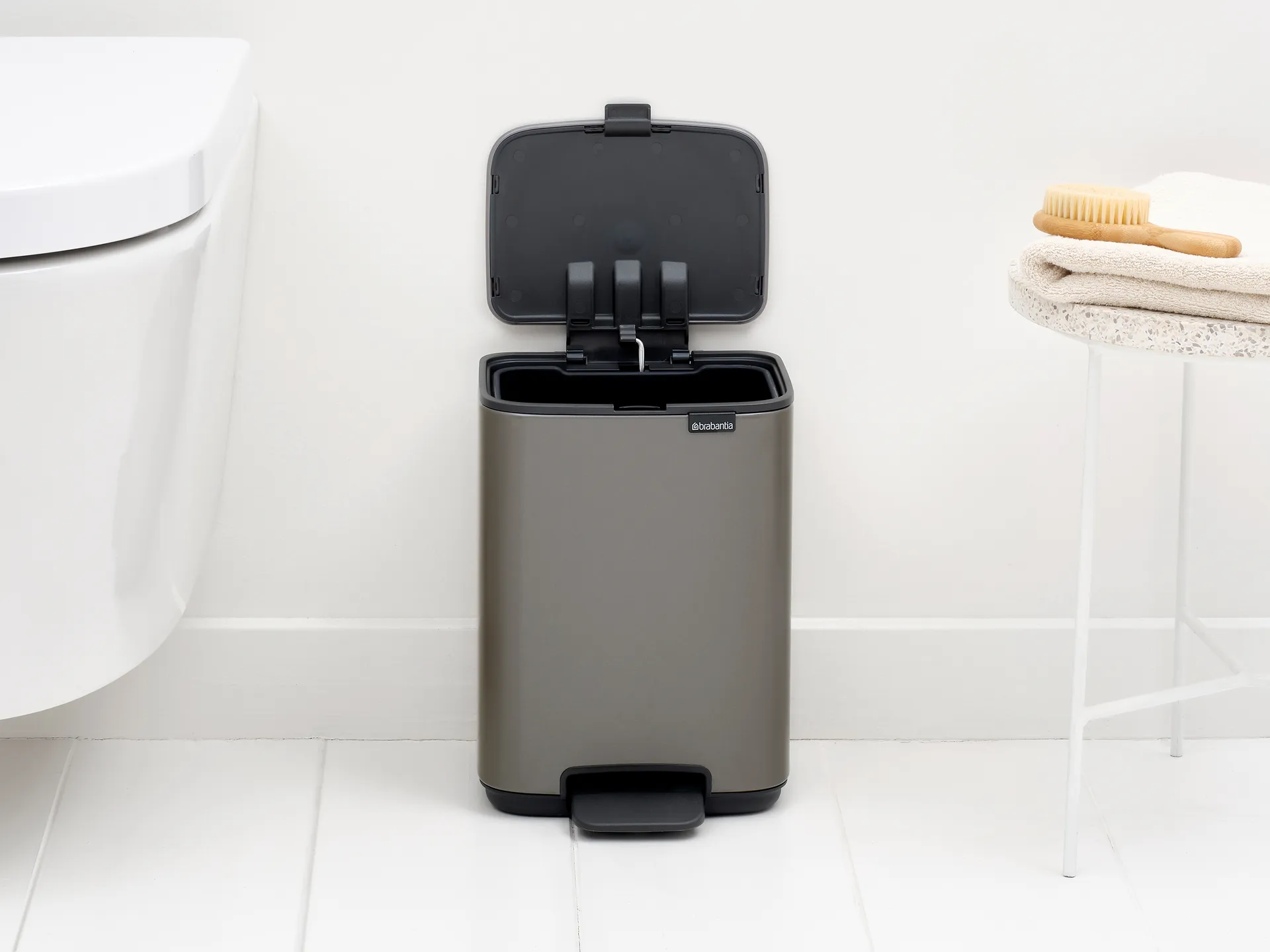 Bo πεντάλ κάδος 4 L, Platinum Brabantia