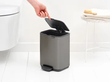 Bo πεντάλ κάδος 4 L - Platinum - Brabantia