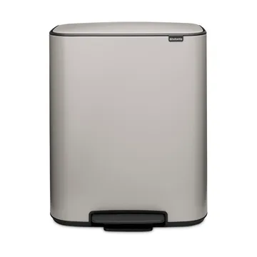 Bo κάδος με πεντάλ 60 L - Soft grey - Brabantia
