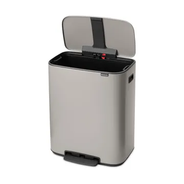 Bo κάδος με πεντάλ 60 L - Soft grey - Brabantia