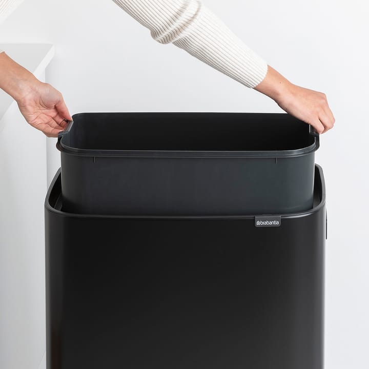 Bo κάδος ψηλός 60 L, Ματ μαύρο Brabantia