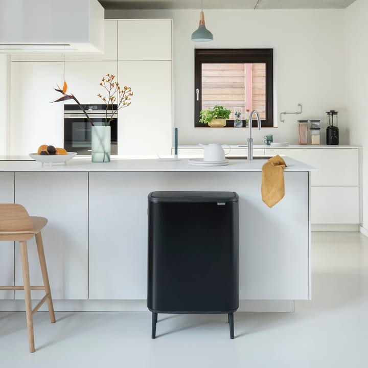 Bo κάδος ψηλός 60 L, Ματ μαύρο Brabantia
