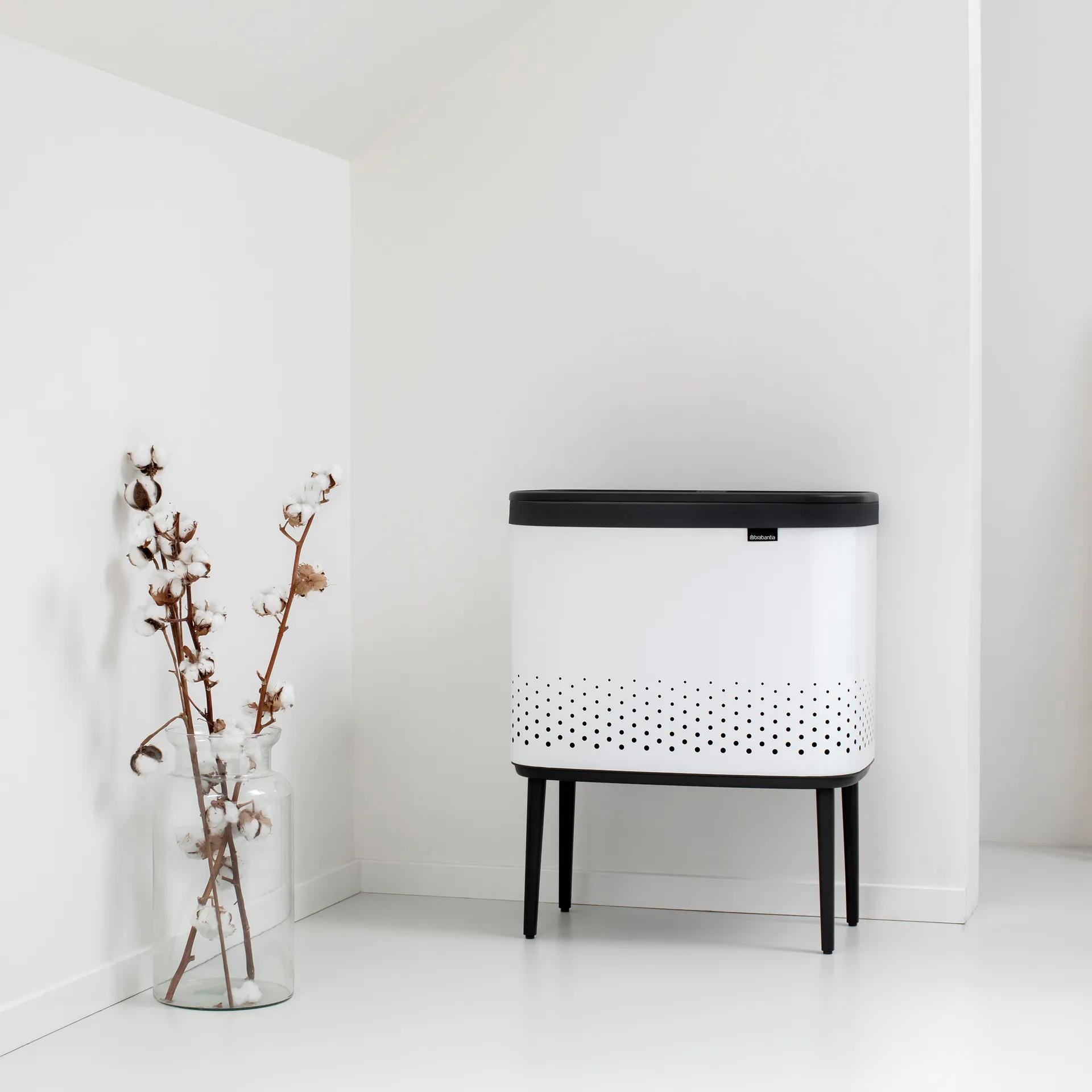 Bo καλάθι για άπλυτα 60 L, λευκό Brabantia