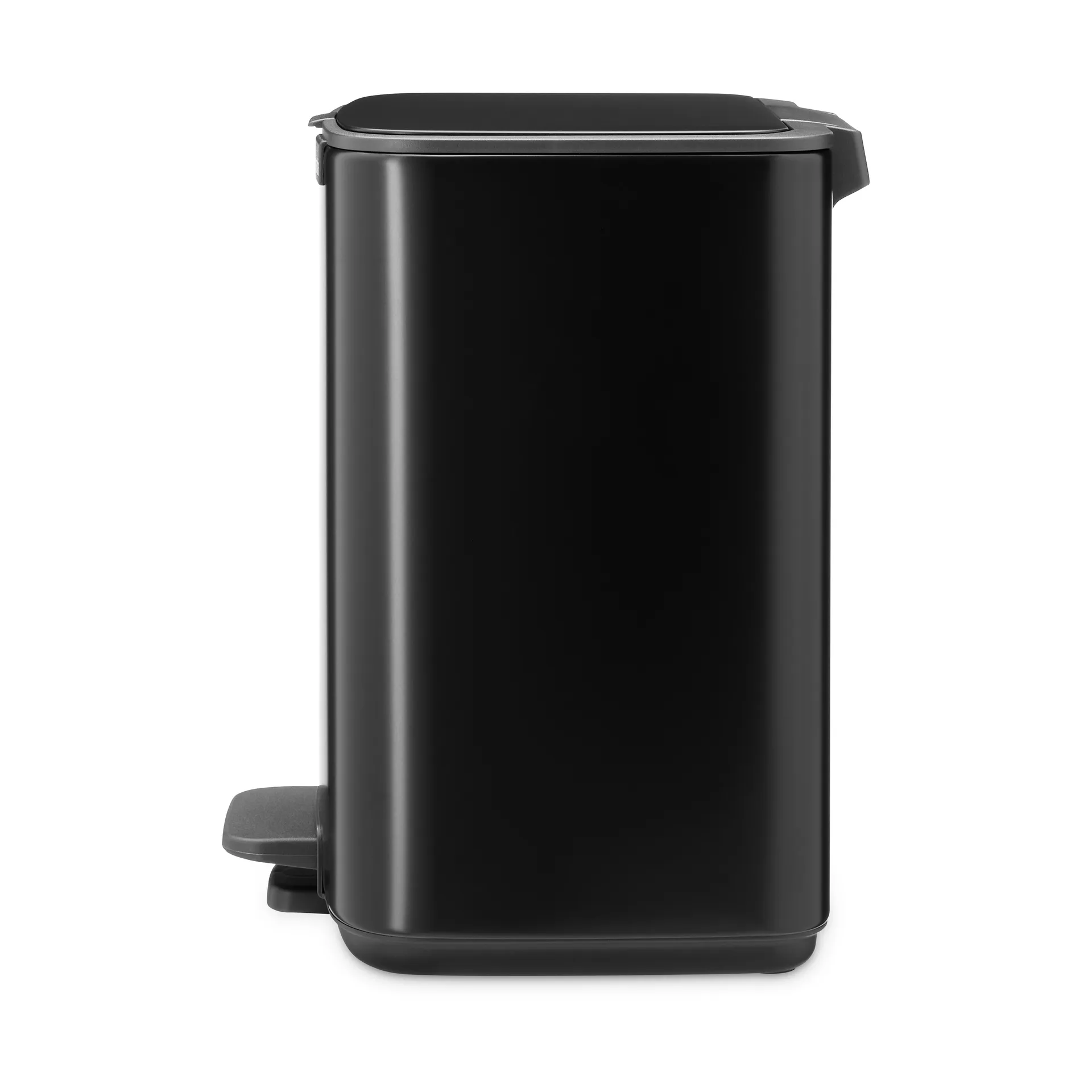 Bo πεντάλ κάδος 7 L, Matt Black Brabantia