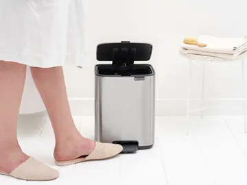Bo πεντάλ κάδος 7 L - Matt Steel Fingerprint Proof - Brabantia