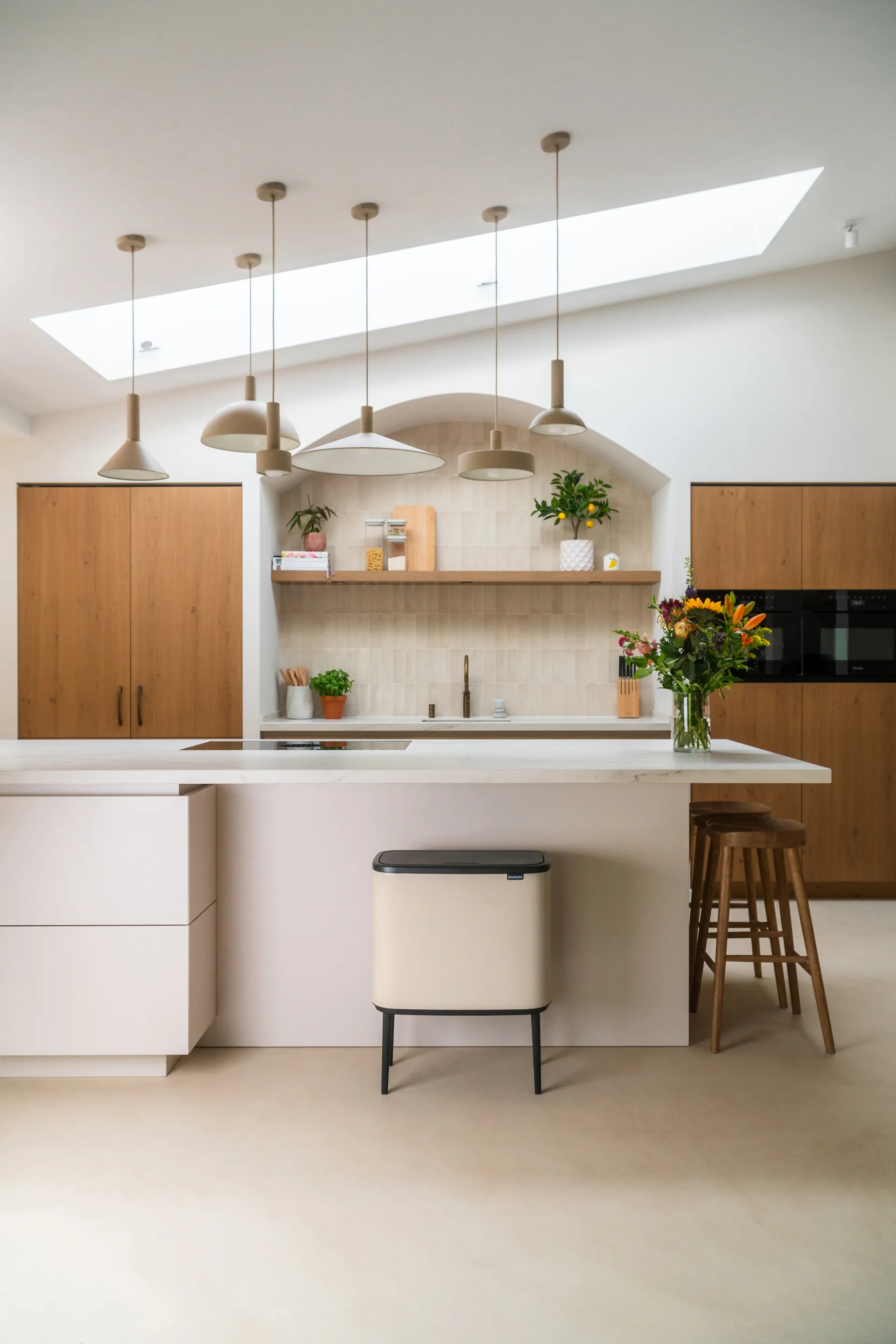 Κάδος απορριμμάτων Bo touch 11+23 L, Απαλό μπεζ Brabantia