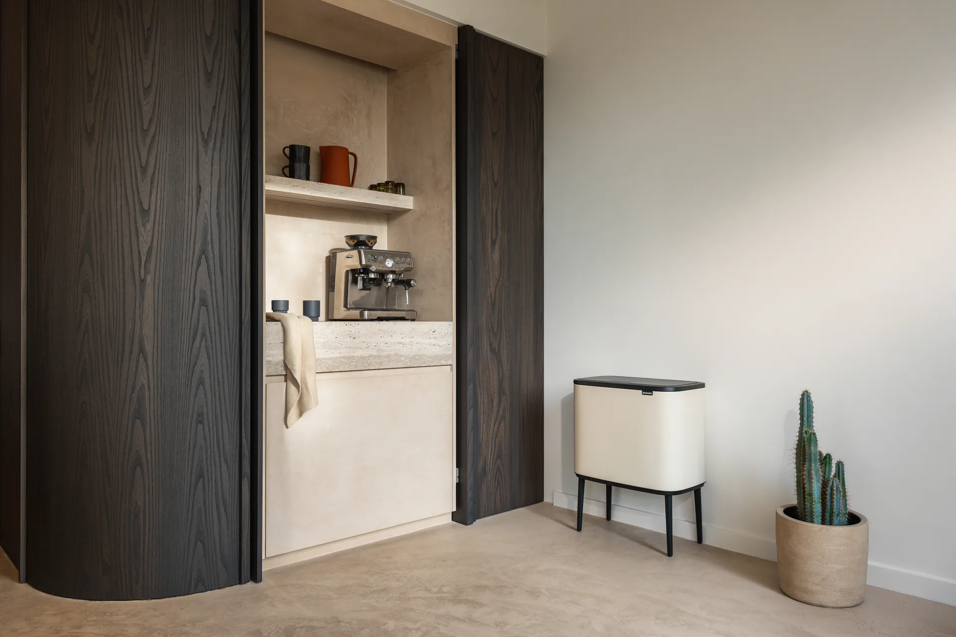 Κάδος απορριμμάτων Bo touch 11+23 L, Απαλό μπεζ Brabantia