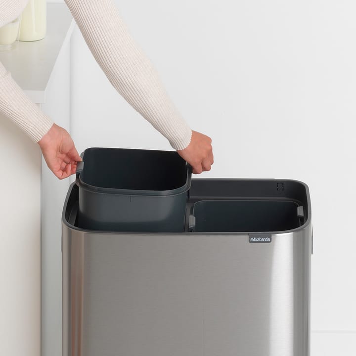 Κάδος Bo touch 2x30 L, ματ-βουρτσισμένο ατσάλι Brabantia