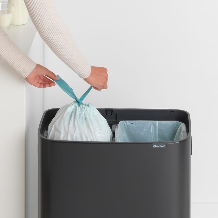 Κάδος Bo touch 2x30 L, ματ μαύρο Brabantia